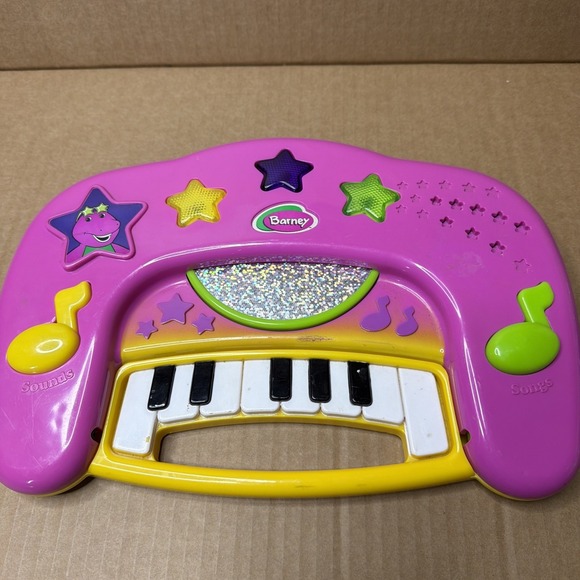 Playskool Other - Vintage BARNEY Keyboard Song Magic PLAYSKOOL 1999 Plays 7 SONGS 90s Y2K Works